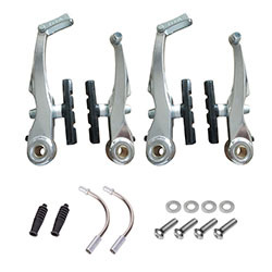 FRENO V-BRAKE AL. GRIS 04 PCS ORBITAL