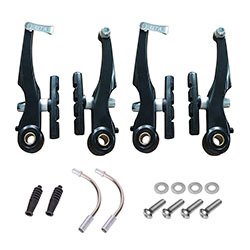 FRENO V-BRAKE ALUM 04 PCS ORBITAL NEGRO