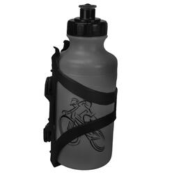 BOTELLA 500ML PLAST. GRIS. C/SOP.