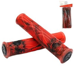 MANOPLA ABSOLUTE BMX3, ROJO/NEGRO, 165MM