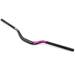 MANUBRIO ALM, MTB BRUTUS 50 31,8X780MM, ALT NEGRO/ROSA