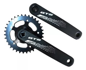 BRAZO ALUM NEGRO 34D PUNTA CUADRADA ENG FIXA 175MM 