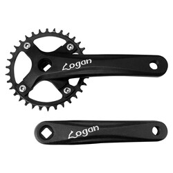 BRAZO ALUM NEGRO 34D PUNTA QUADR ENG ROMOVIVEL 175MM 