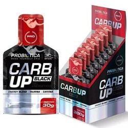 CARB-UP GEL BLACK, FRUTILLA, 10 SCH