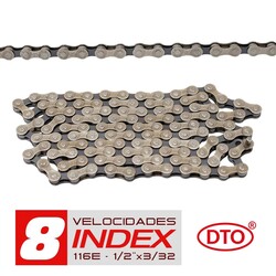 CADENA FINA 8M 1/2X3/32 116E D80 INDEX