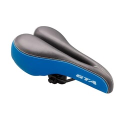 ASIENTO MTB GTA COSTURADO VAZADO NEGRO/AZUL