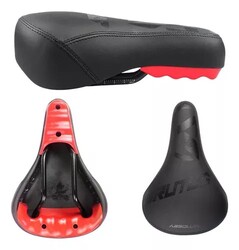 ASIENTO ABSOLUTE BRUTUS NEGRO/ROJO. 218 X 147