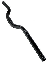 MANUBRIO DHILL ACERO NEGRO 25.4 X 580MM