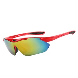 ANTEOJOS GTI 0089 ROJO LENTE ESPEJADA DEGR