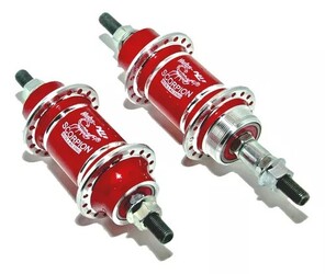 MAZA D/T ROLLING ROJO 36F C/ EJE TORNEADO