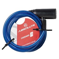 CANDADO 1,0MX6MM ESPIRAL CHAV. AZUL