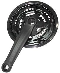 BRAZO ACERO NEGRO. 170MM INDEX 24/34/42 C/CC