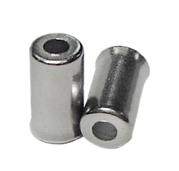 TERMINAL FORRO DE FRENO 5MM ACO CROM.