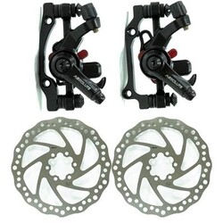 FRENO DISCO MEC. NERO DELANT/TRAS. NEGRO C/ROTOR