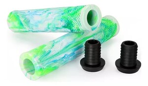 MANOPLA ABSOLUTE BMX3, BLANCO/VERDE/AZUL, 165MM