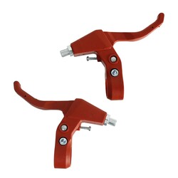 MANIJA DE FRENO NYLOM V-BRAKE ROJO C/REG ALUM