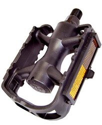 PEDAL 1/2 MTB NYLON NEGRO FASHION