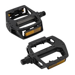 PEDAL 1/2 PLAT ALUM NEGRO ESF EJE ACERO 804