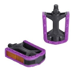 PEDAL MTB PP BICOLOR 1/2 NEGRO/LILA