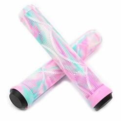 MANOPLA ABSOLUTE BMX4, BLANCO/ROSA/AZUL, 165MM