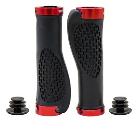 MANOPLA 130MM COMFORT TPR NEGRO/ROJO