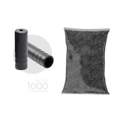 TERMINAL CONDUITE CAMBIO, 4MM, PVC, NEGRO ( MILHEIRO )