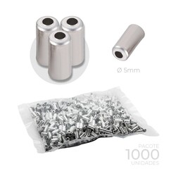 TERMINAL FORRO DE FRENO 5MM ALUM ( MILHEIRO )