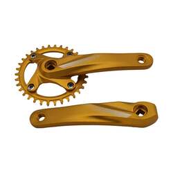 BRAZO SINGLE 170MM 34D PUNTA CUADR DOURADO