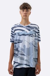 CAMISA MASCULINA HUPI BIKE NAJA V10 GRIS BLANCO