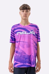 CAMISA MASCULINA HUPI BIKE NAJA V10 ROSA LILA