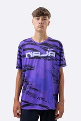 CAMISA MASCULINA HUPI BIKE NAJA V10 NEGRO LILA