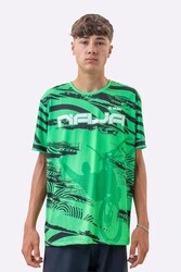 CAMISA MASCULINA HUPI BIKE NAJA V10 VERDE NEGRO