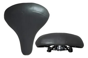 ASIENTO  2 MOLAS BARRA CIRCULAR NEGRO