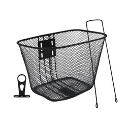 CANASTA 24 OVAL MED.ACO NGRO C/SOP. C/HASTE