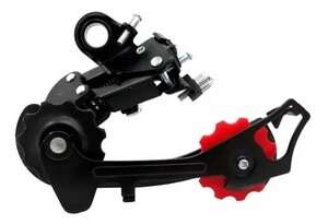 DESCARRILADOR TRASERO 7V. RD-27 INDEX PONT,NEGRO