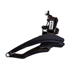 DESCARRILADOR DELANTERO NEGRO. 28.6MM 48D DOWN
