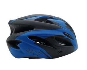 CASCO INMOLD MTB COM LED 54-58 NEGRO/AZUL
