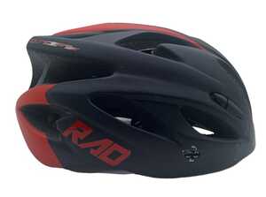 CASCO INMOLD MTB COM LED 54-58 NEGRO/ROJO