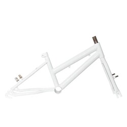 CONJUNTO CUADRO Y HORQUILLA AC MTB FEM BLANCO