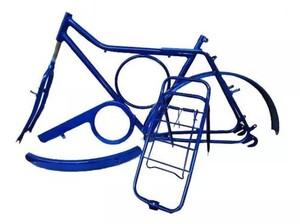 CONJUNTO CUADRO Y HORQUILLA AC BARRA CIRCULAR MAS AZUL