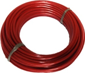 FORRO DE CABLE ENCAPADO ROJO. 20 METROS