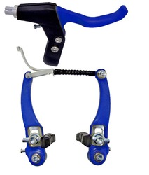 FRENO V-BRAKE NYLON AZUL C/MANIJA.COMPLETO
