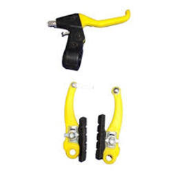 FRENO V-BRAKE NYLON AMARILLO C/MANIJA.COMPLETO