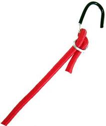 ELASTICO 1,5 MT REG.PUNTA ACERO ROJO. 10 PIEZAS 