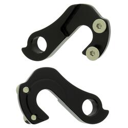 GANCHO NEGRO OGGI V2, 2 TORNILLOS